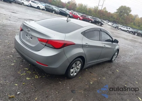 2016 Hyundai Elantra Se z USA, uszkodzony, nr VIN KMHDH4AE9GU542708